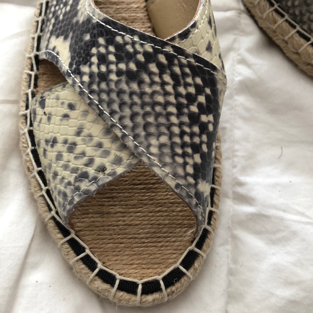 Pour La Victoire Snakeskin Espadrilles - Picture 6 of 6